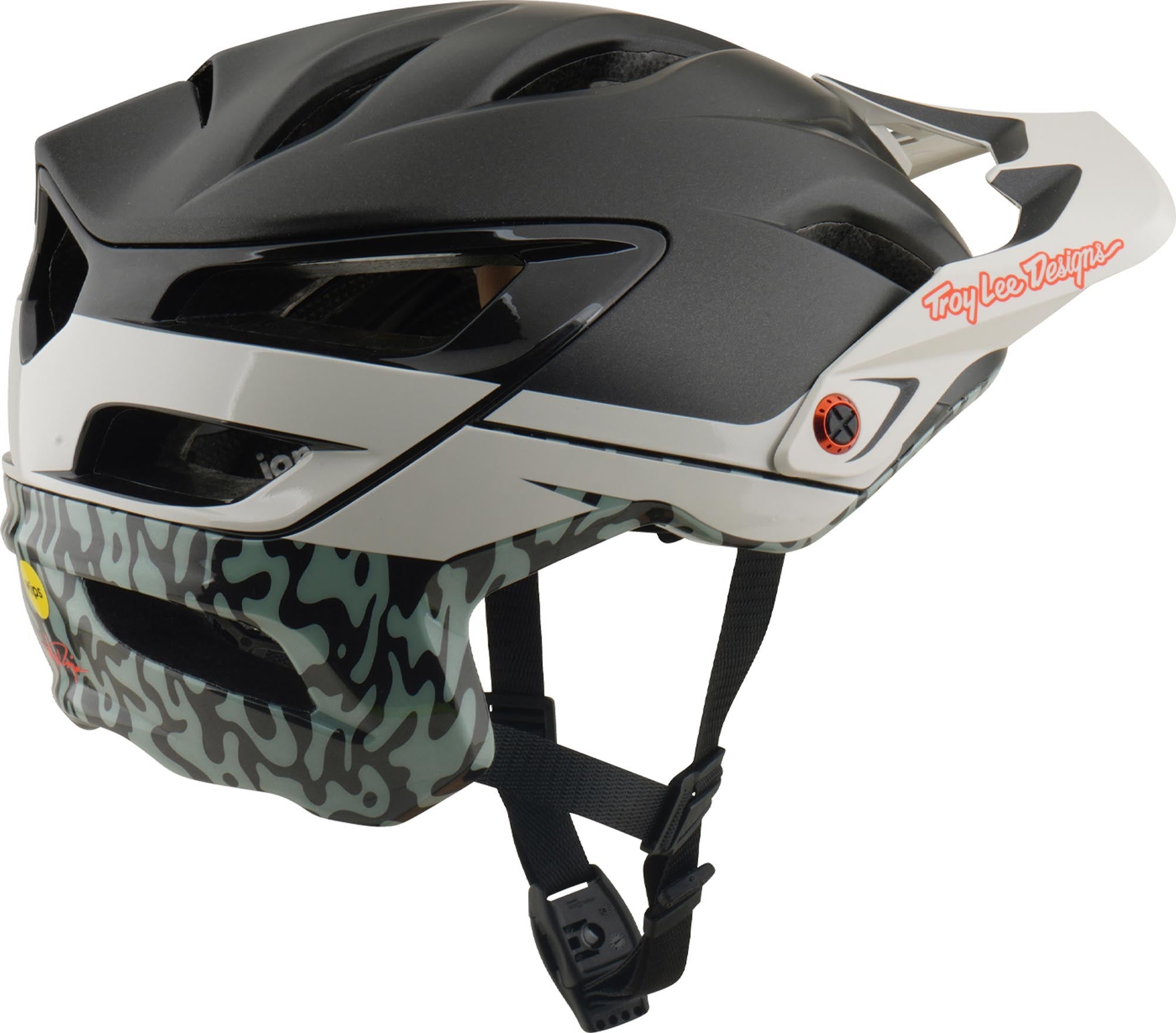 Troy Lee Designs A3 MIPS Halo Camo Casco per bicicletta nero/beige M-L (57/59) Figura 4