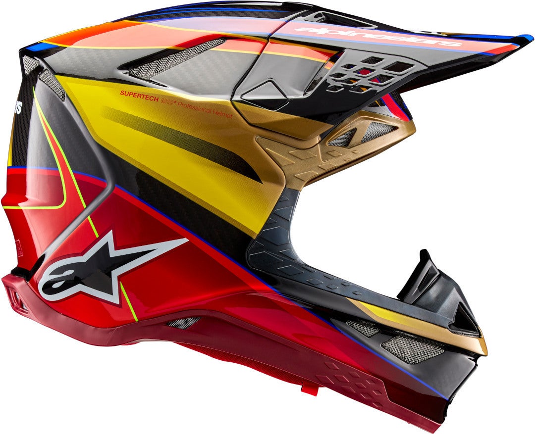 Side view of Alpinestars Supertech S-M10 Era 2024 Motocross Helmet