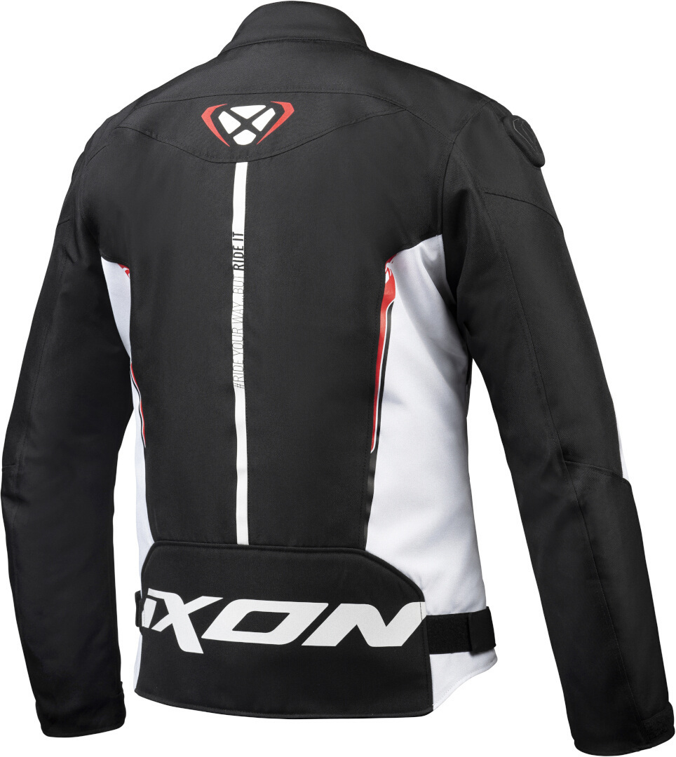 Ixon Cordolo Motorcycle Textile Jacket black/white/red XL Figure 2