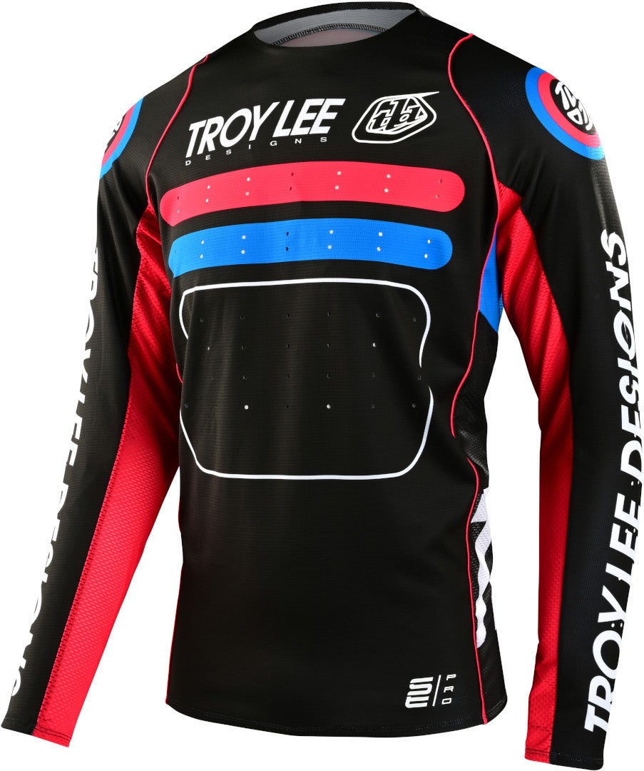 Troy Lee Designs SE Pro Drop In Motocross Jersey dunkelgrau L Abbildung 1
