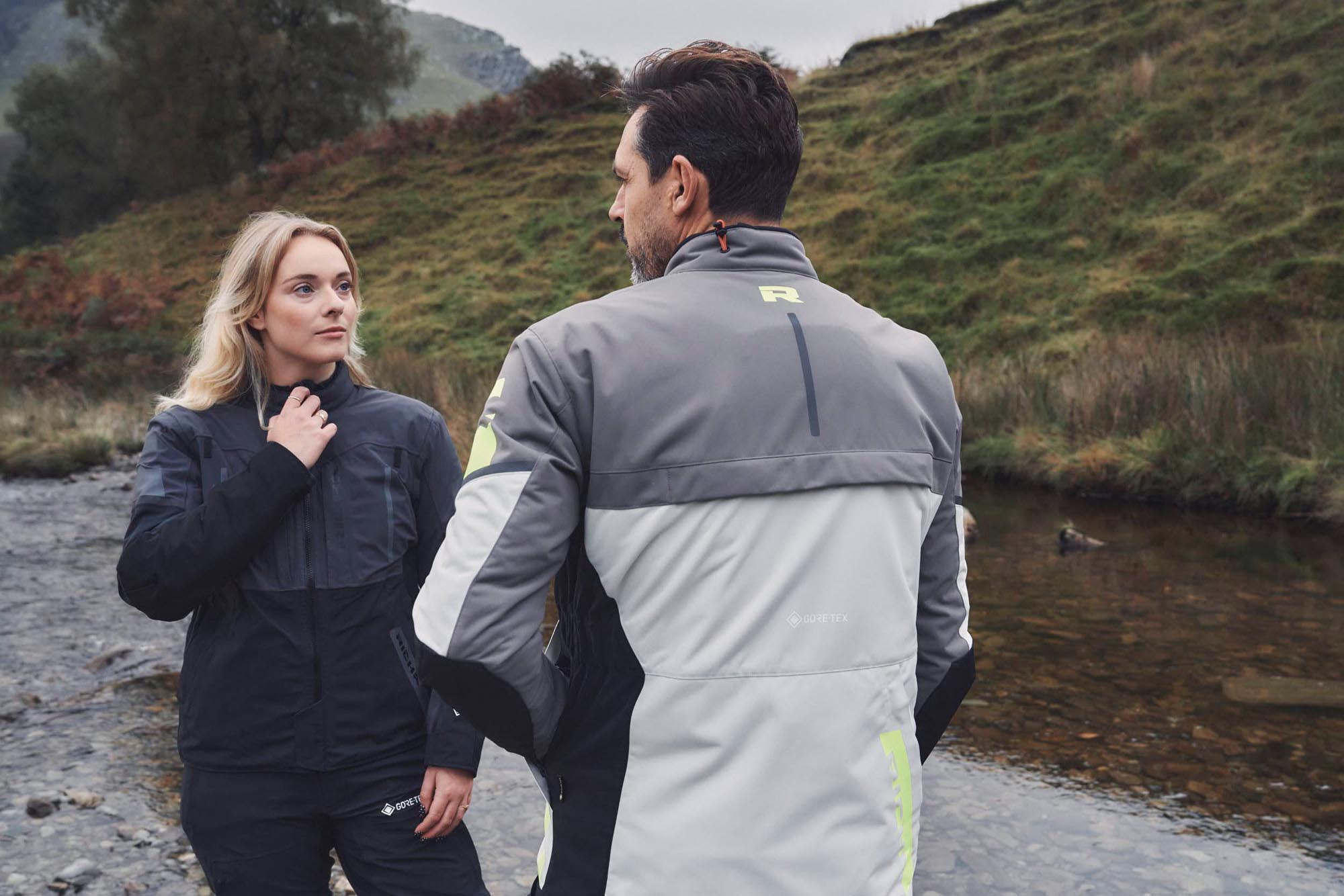 Richa Orion GTX nepromokavá motocyklová textilní bunda šedá/žlutá L Obrázek 11