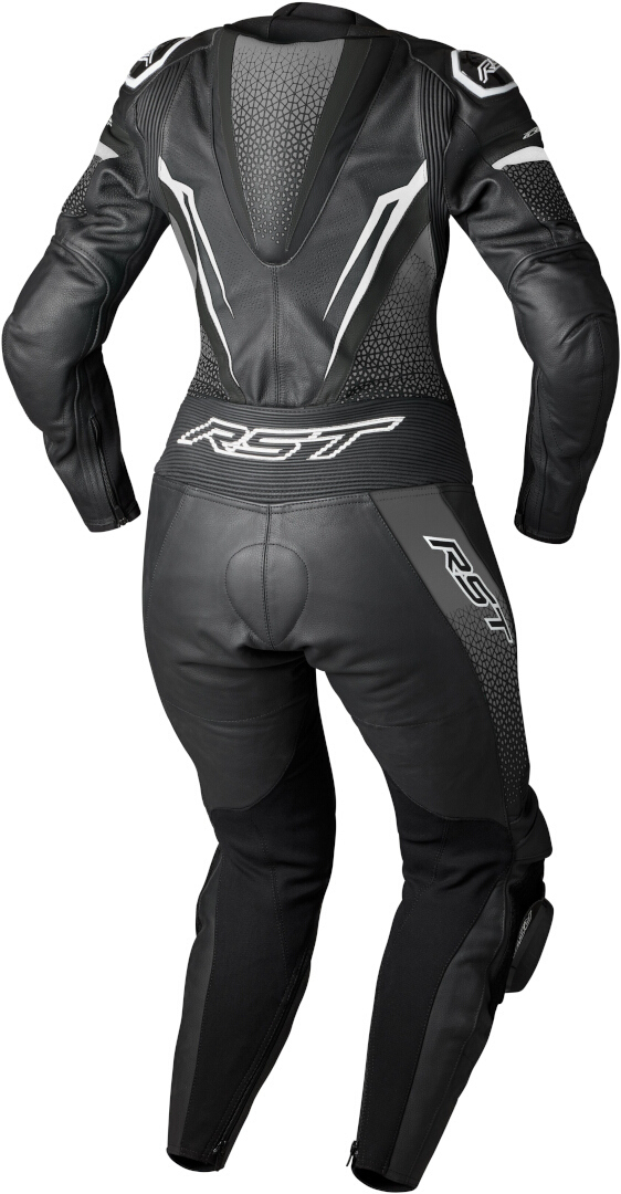 RST Tractech Evo 5 Costum de piele de motocicletă One Piece pentru doamne alb/negru XS Figura 2