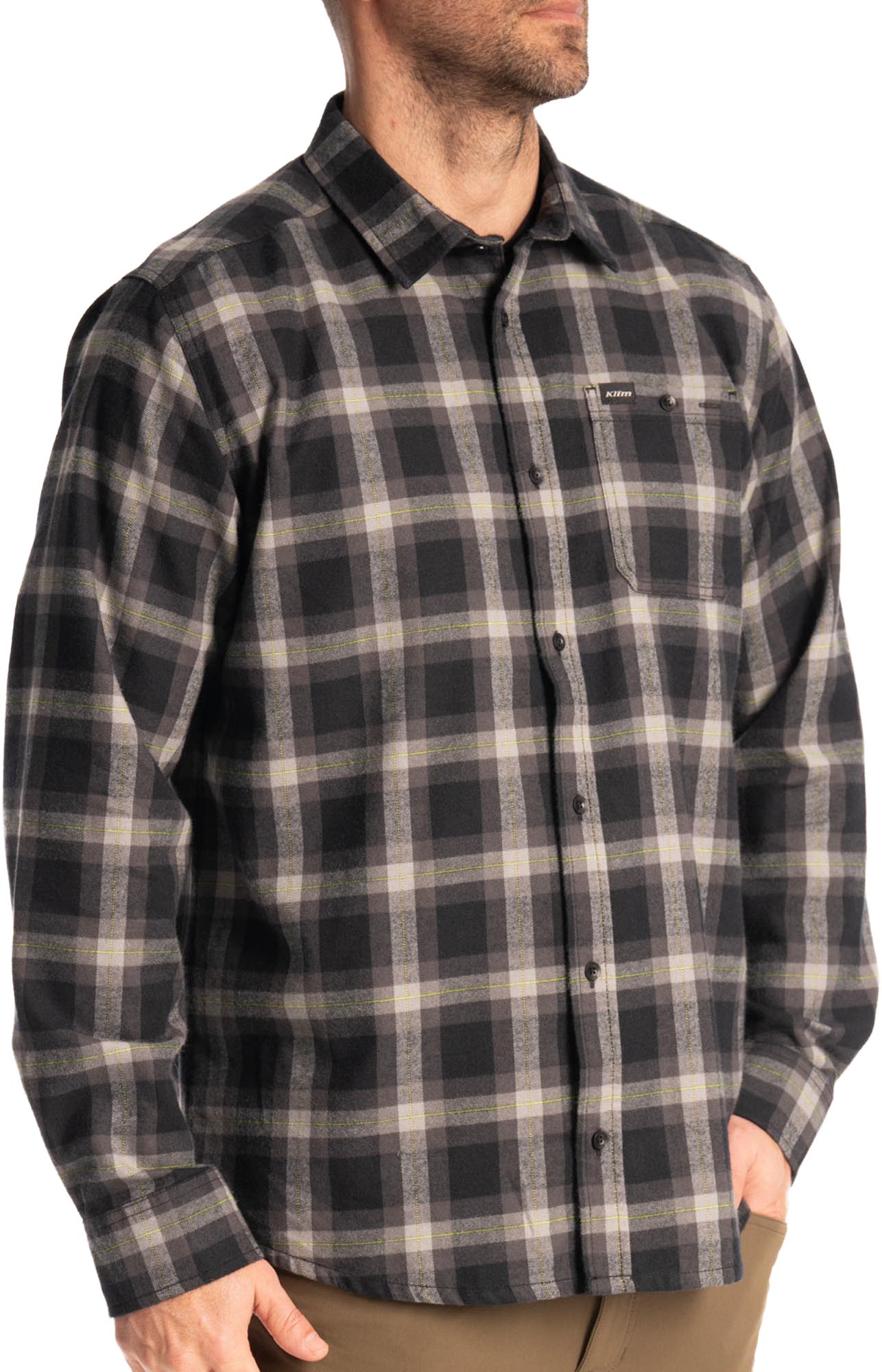 Klim Alderson Flanel Shirt Zwart XL Figuur 2
