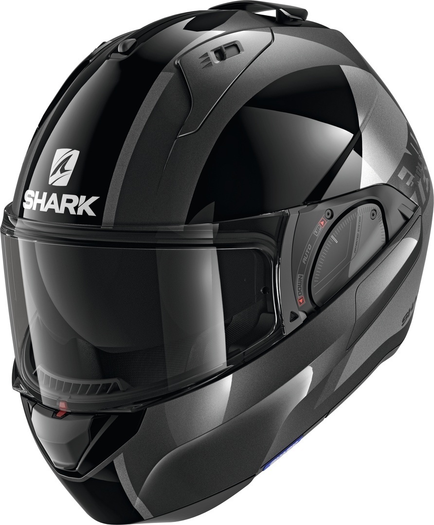 Shark Evo-ES Endless Klapphelm schwarz/grau M (57/58) Abbildung 1