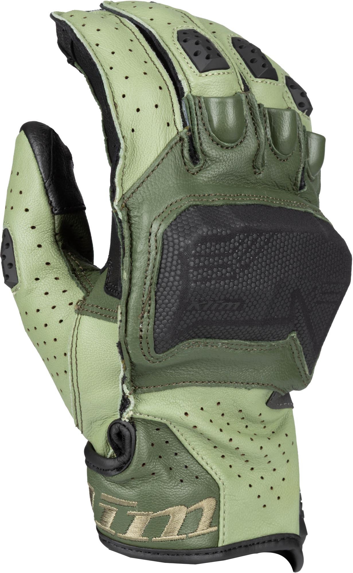 Klim Badlands Aero Pro Short 2026 Gants de moto perforés olive/vert 2XL Figure 1