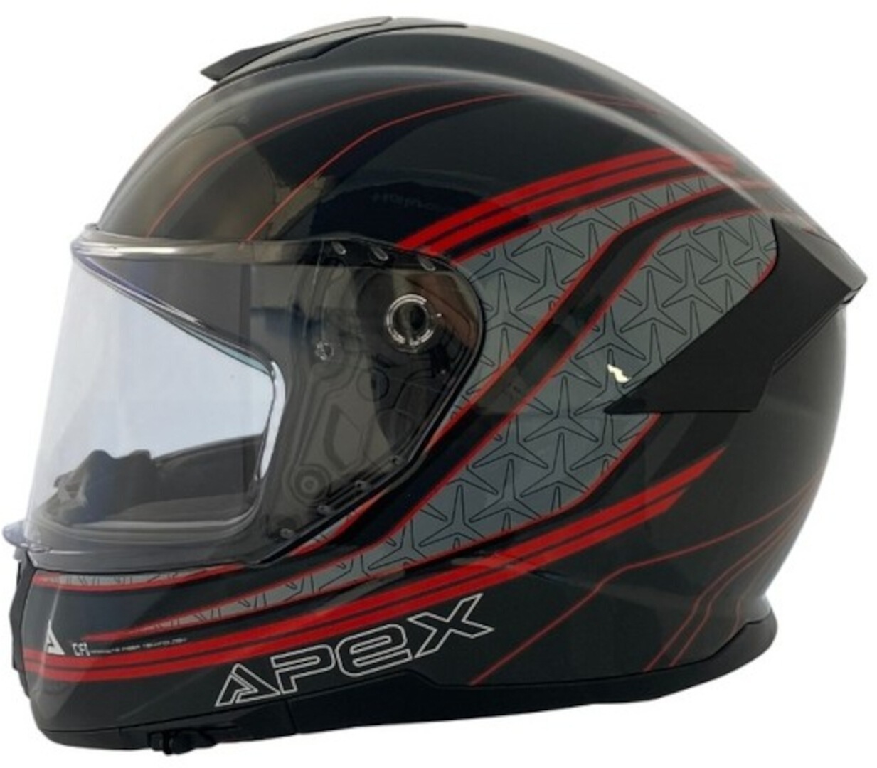 APEX FT300 Vienna Cască Negru/Gri/Roșu XS (53/54) Figura 1