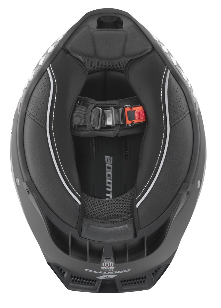 Bogotto Rapto Jaws Capacete Preto/Cinza fosco XL Figura 15