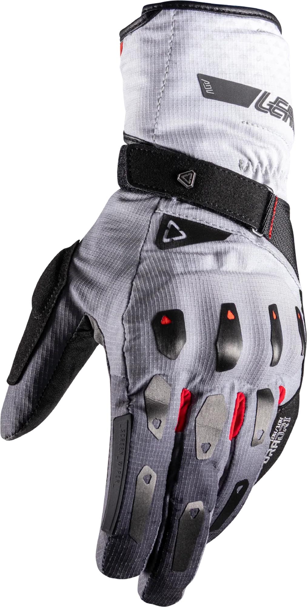 Leatt ADV SubZero 5.5 Motorhandschoenen lichtgrijs/rood M Figuur 2