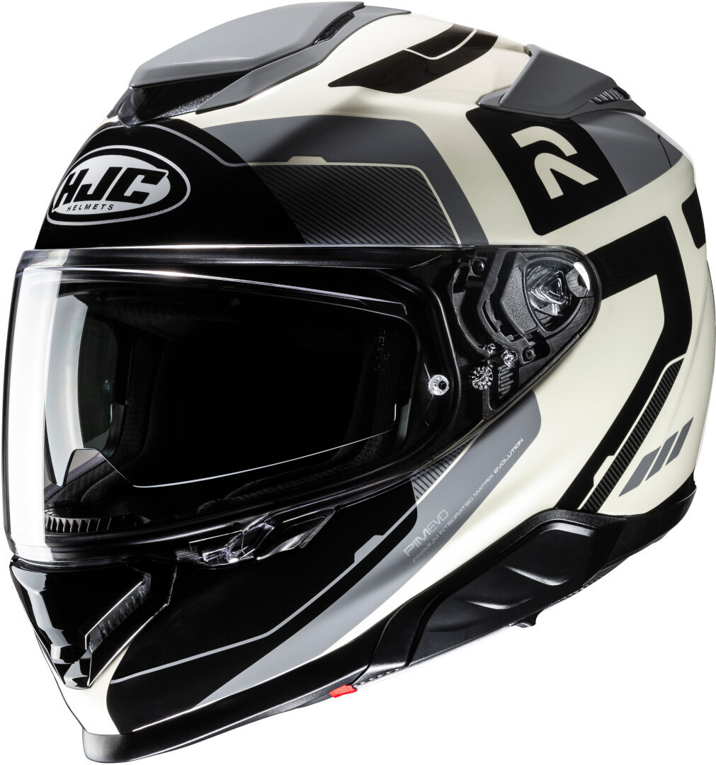 HJC RPHA 71 Cozad Cască Negru/Alb/Argintiu XXS (52/53) Figura 1