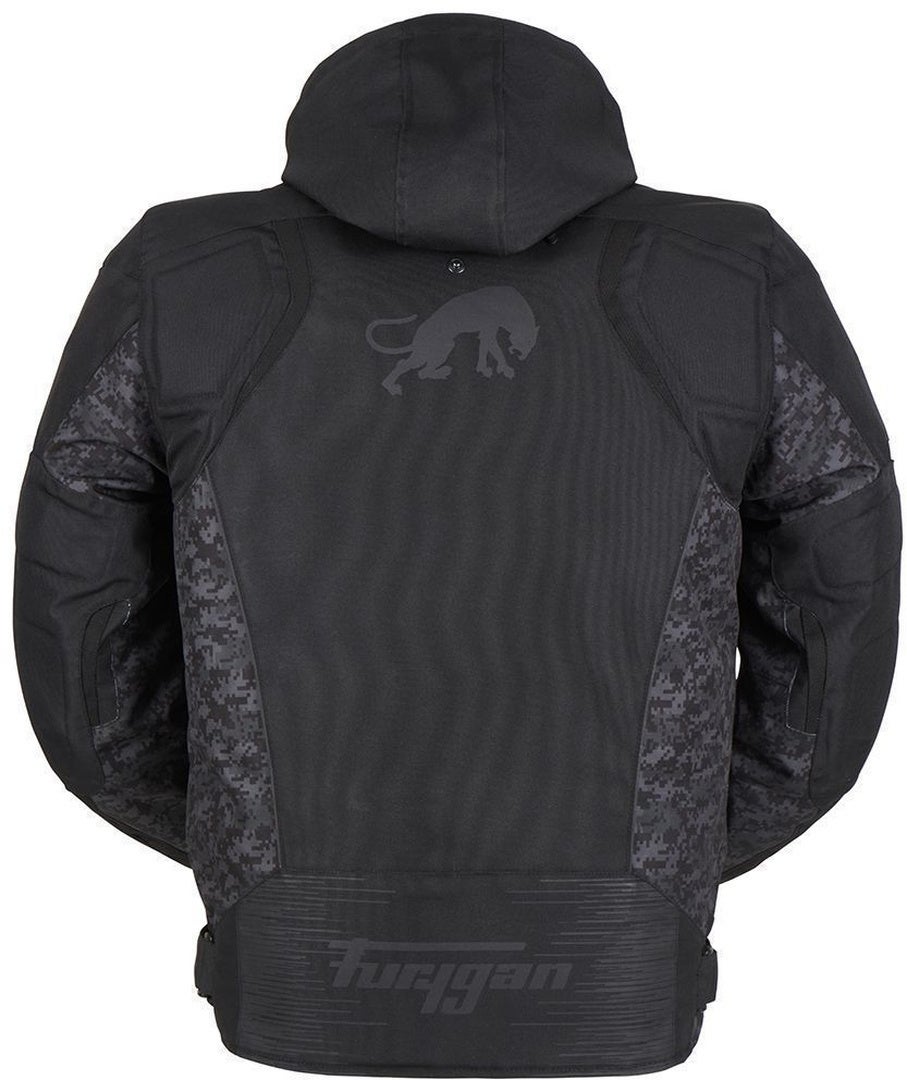 Furygan Shard Waterproof Motorcycle Textile Jacket black/camouflage XL Figure 2