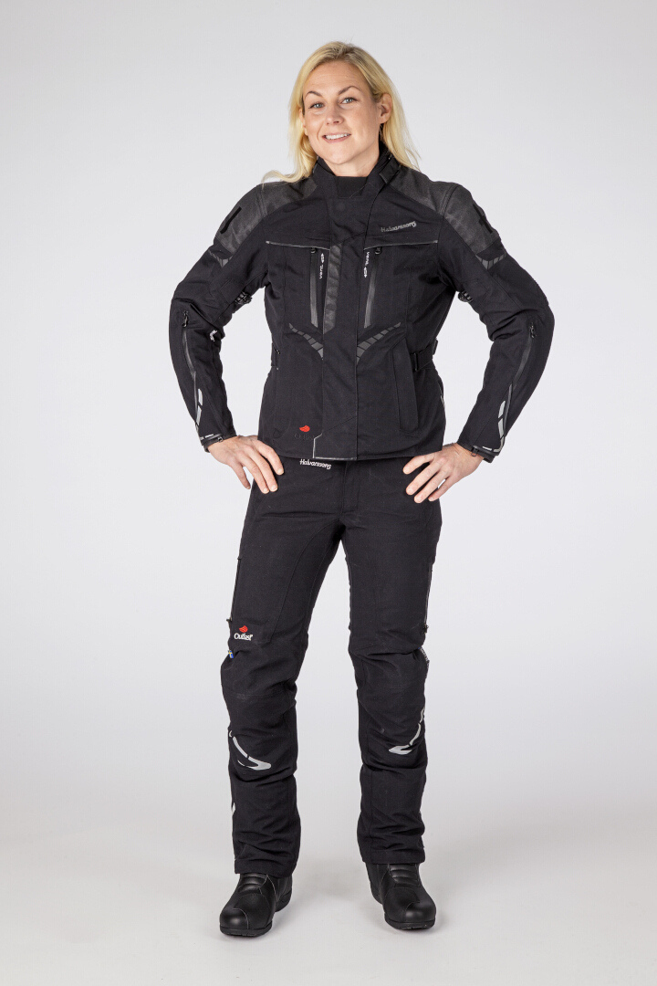 Halvarssons Vimo wasserdichte Damen Motorrad Textiljacke schwarz 44 Abbildung 3