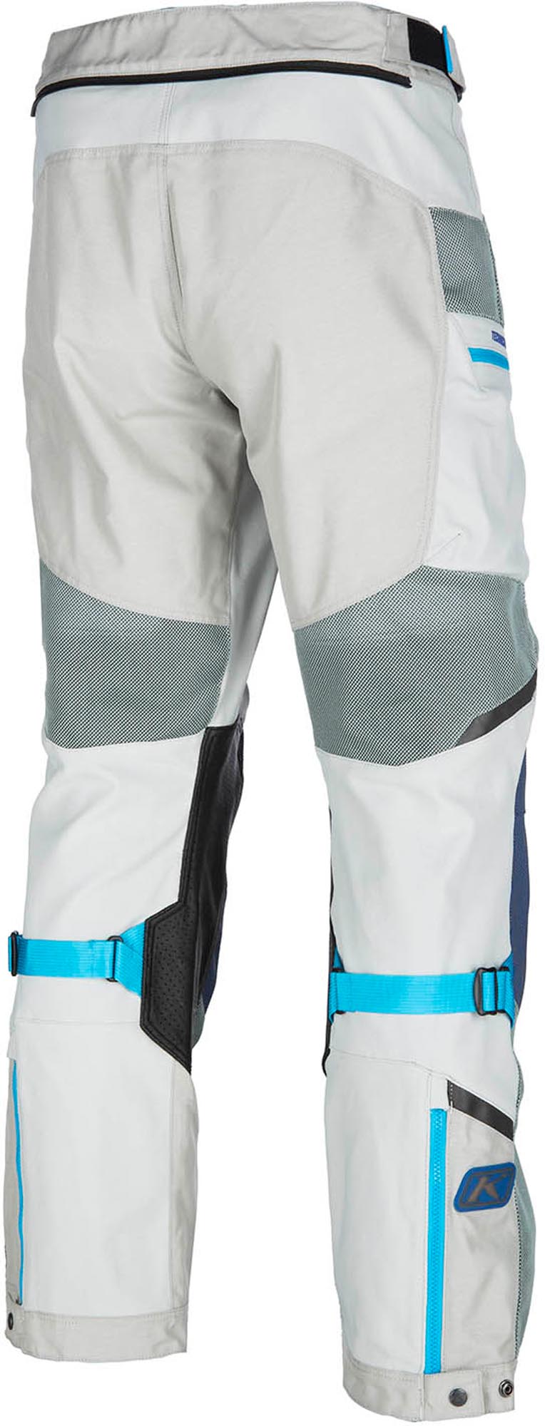 Klim Baja Mesh Motorcycle Textile Pants grey/blue Short 38 Figure 2