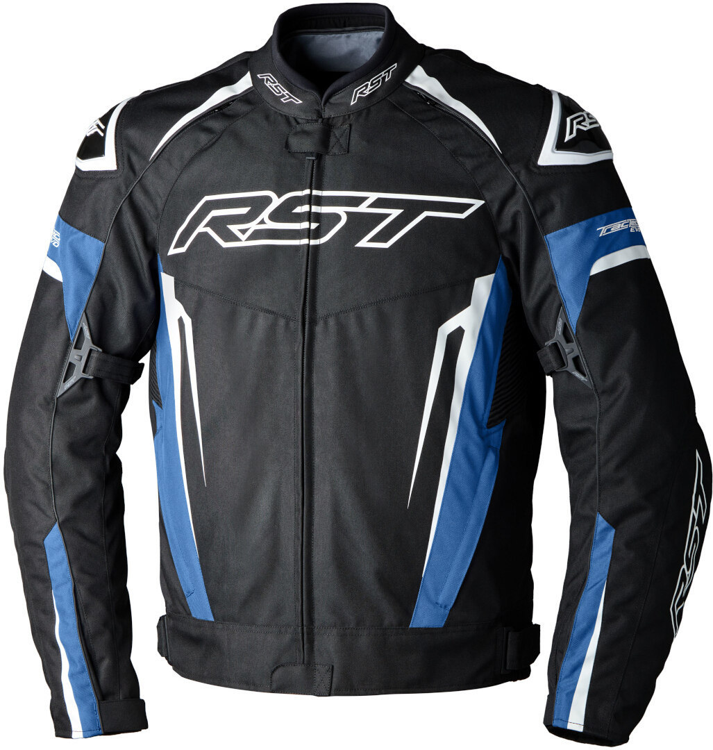 RST Tractech EVO 5 impermeabile Moto Tessile Giacca nero/blu 3XL Figura 1