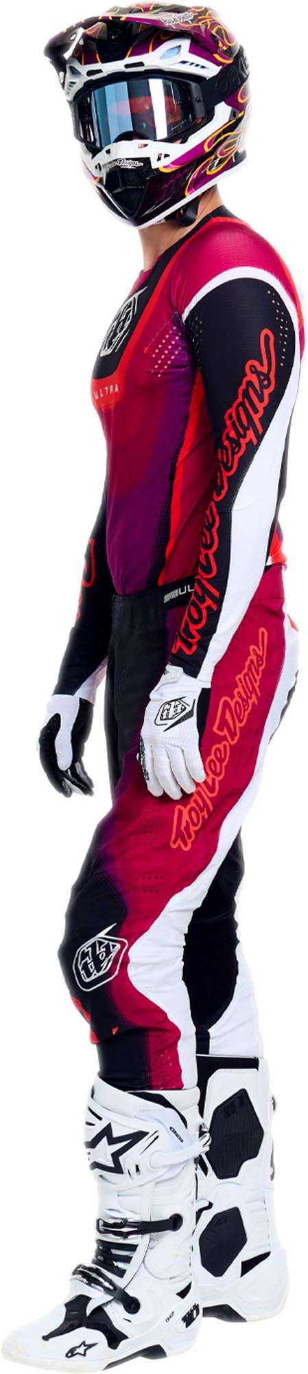 Troy Lee Designs SE Ultra Vision Motocross Jersey schwarz/lila M Abbildung 4