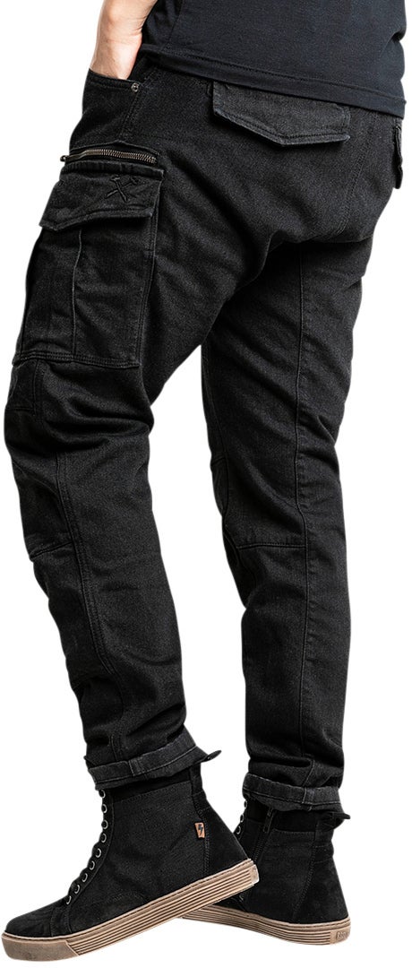 John Doe Defender Mono Damer Motorcykel Tekstil Bukser Sort 26 L32 Figur 19