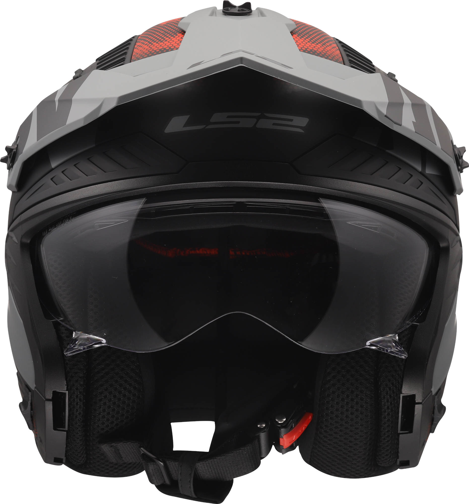 LS2 OF606 Drifter Gas Elmetto grigio/rosso S (55/56) Figura 2