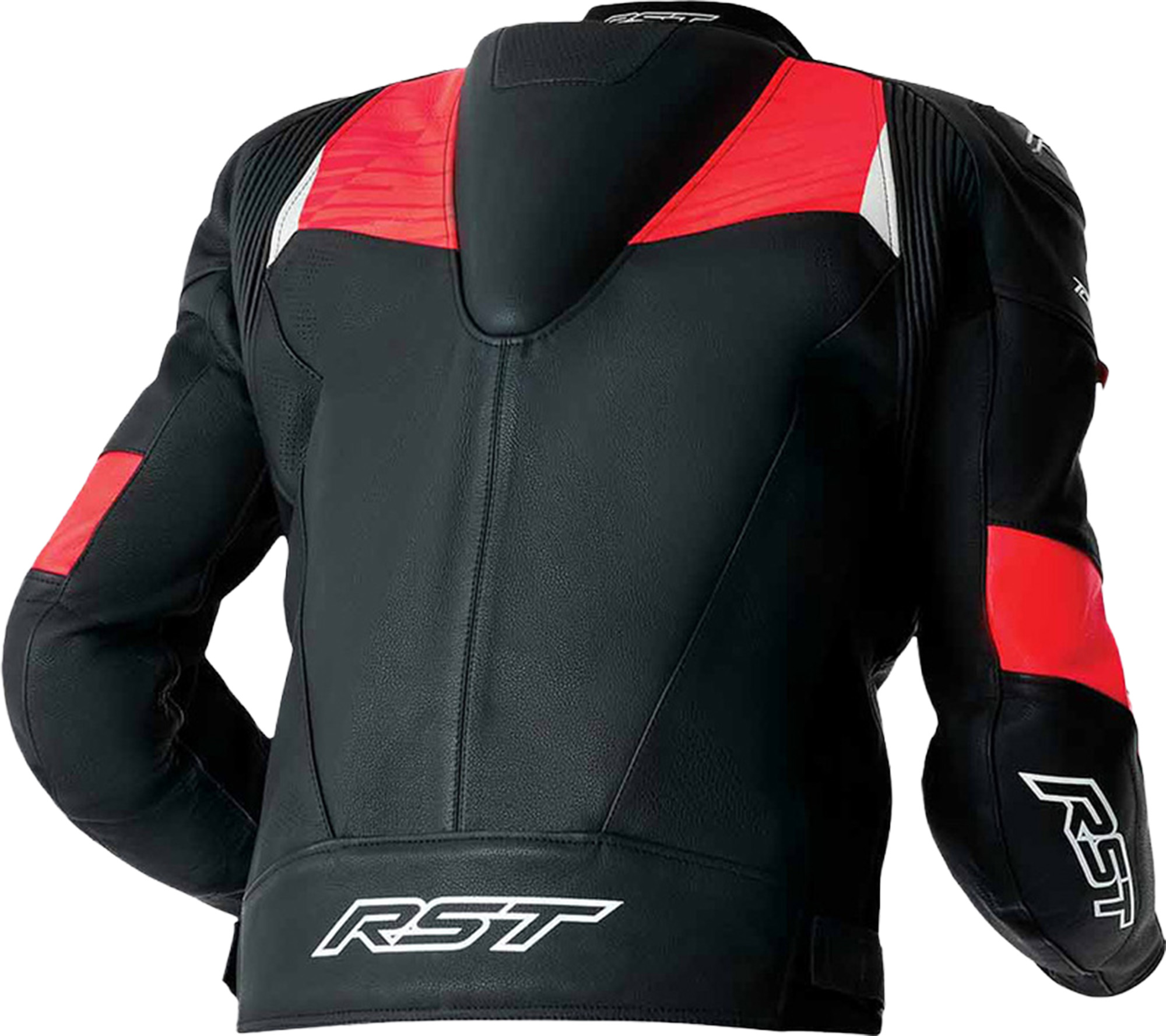 RST Tractech Evo D3O Motorrad Lederjacke schwarz/rot 60 Abbildung 2