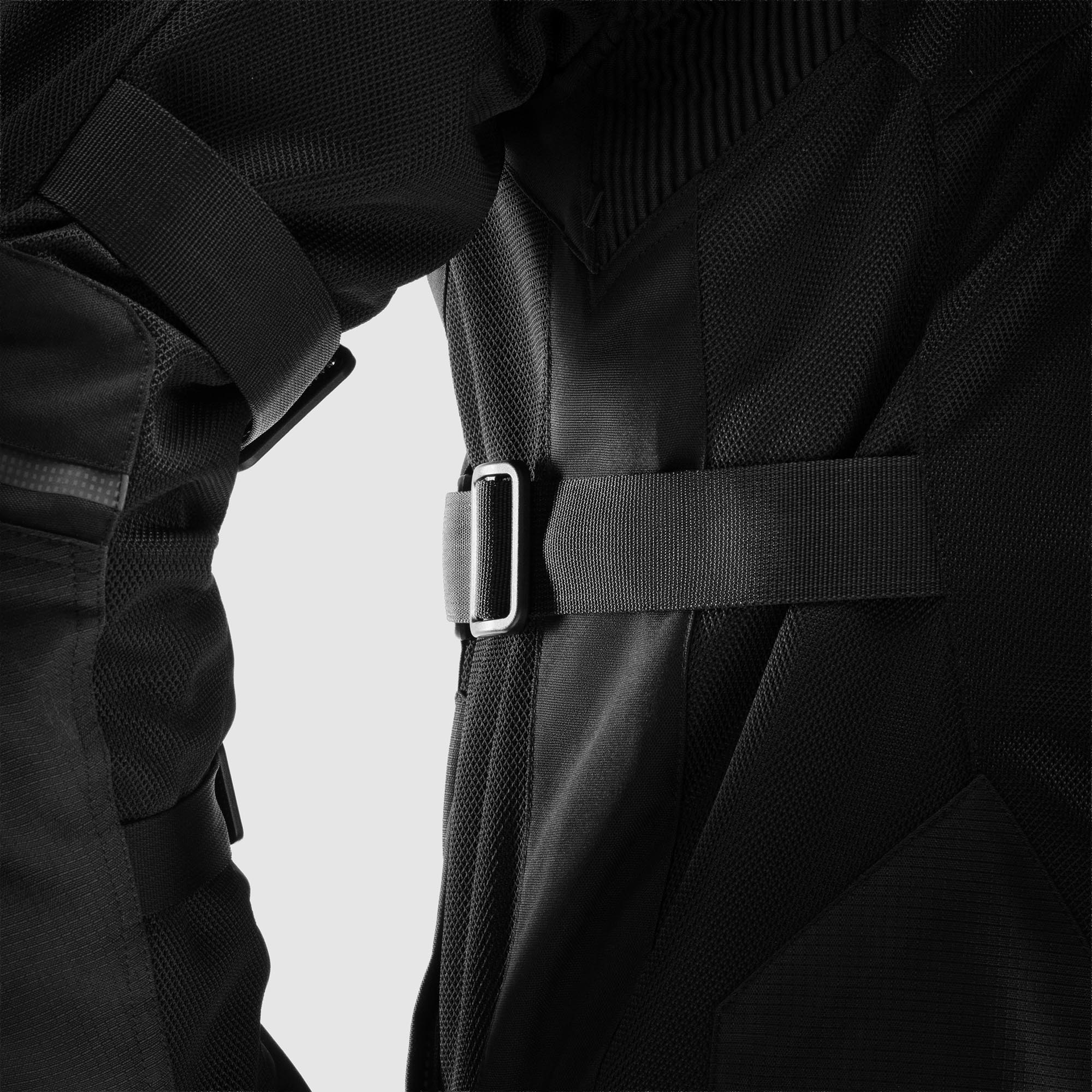 Side view of Rebelhorn Scandal 3 Motorcycle Textile Jacket