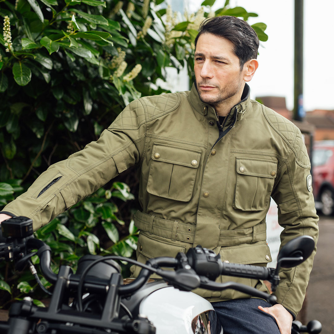 Merlin Burslem Eco Laminated Blouson textile de moto Vert 3XL Figure 6