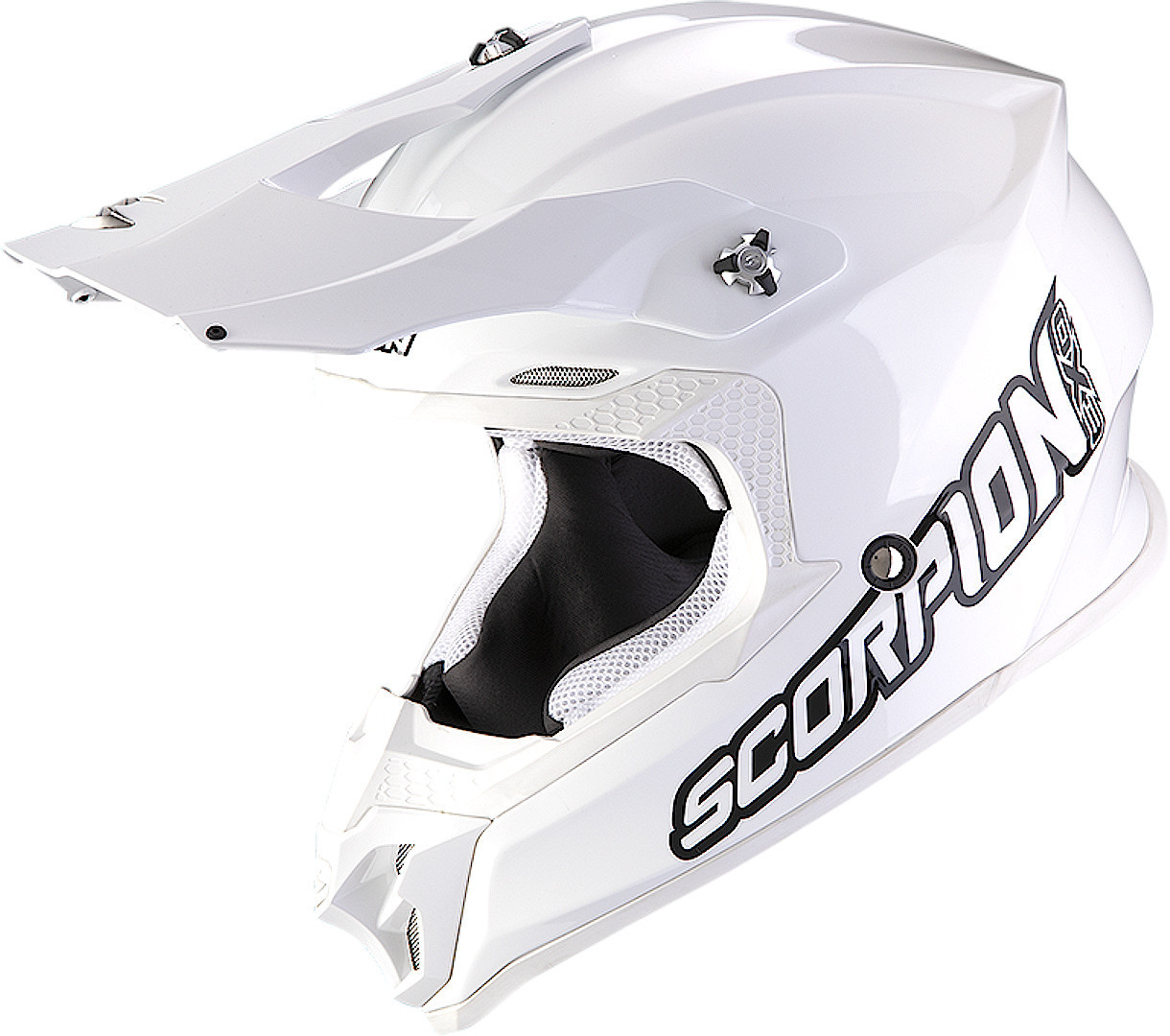 Scorpion VX-16 Evo Air Solid Motorcross helm Wit XL (61/62) Figuur 1