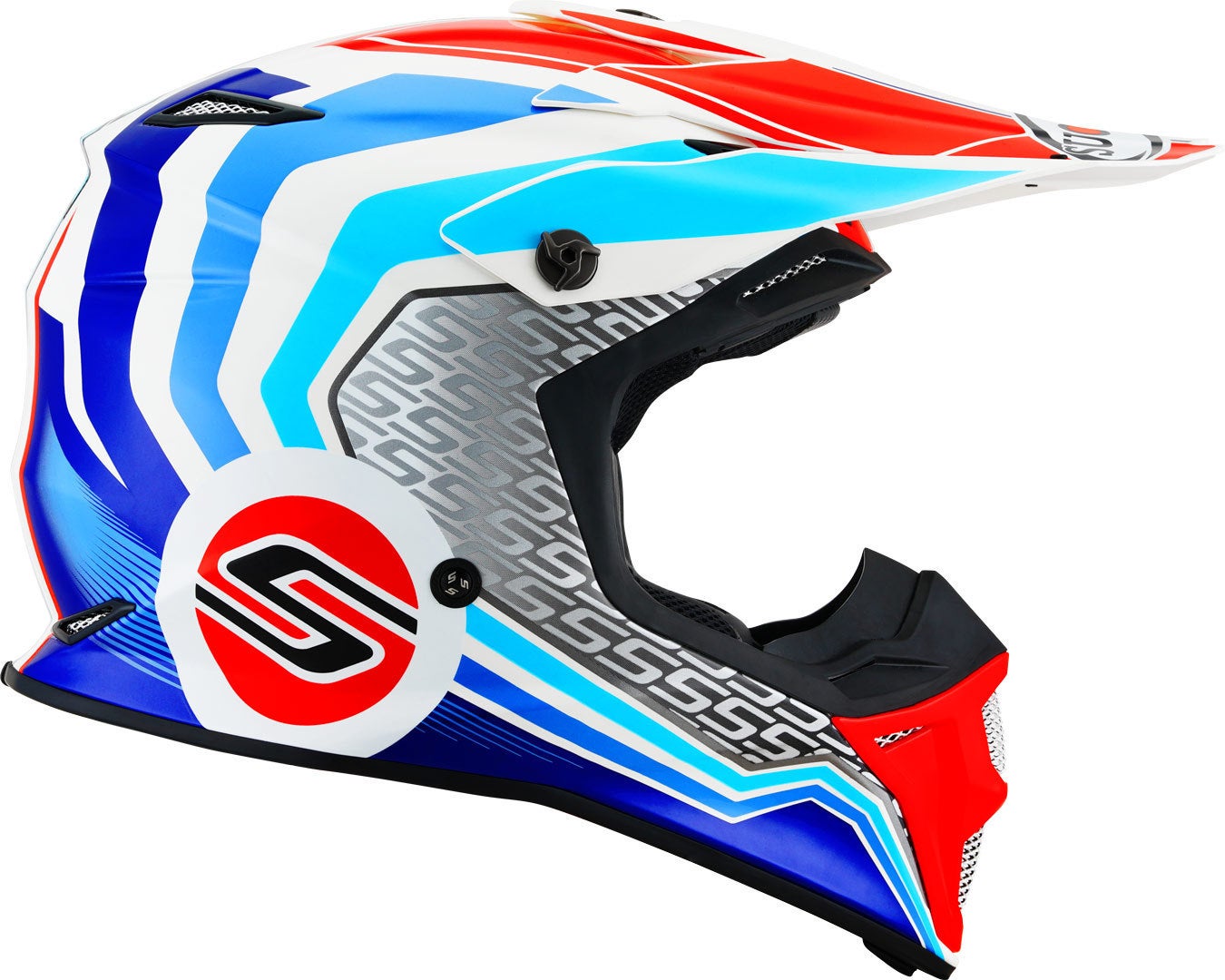 Suomy MX Speed Pro Forward Motocross Helm weiß/blau M (57/58) Abbildung 5