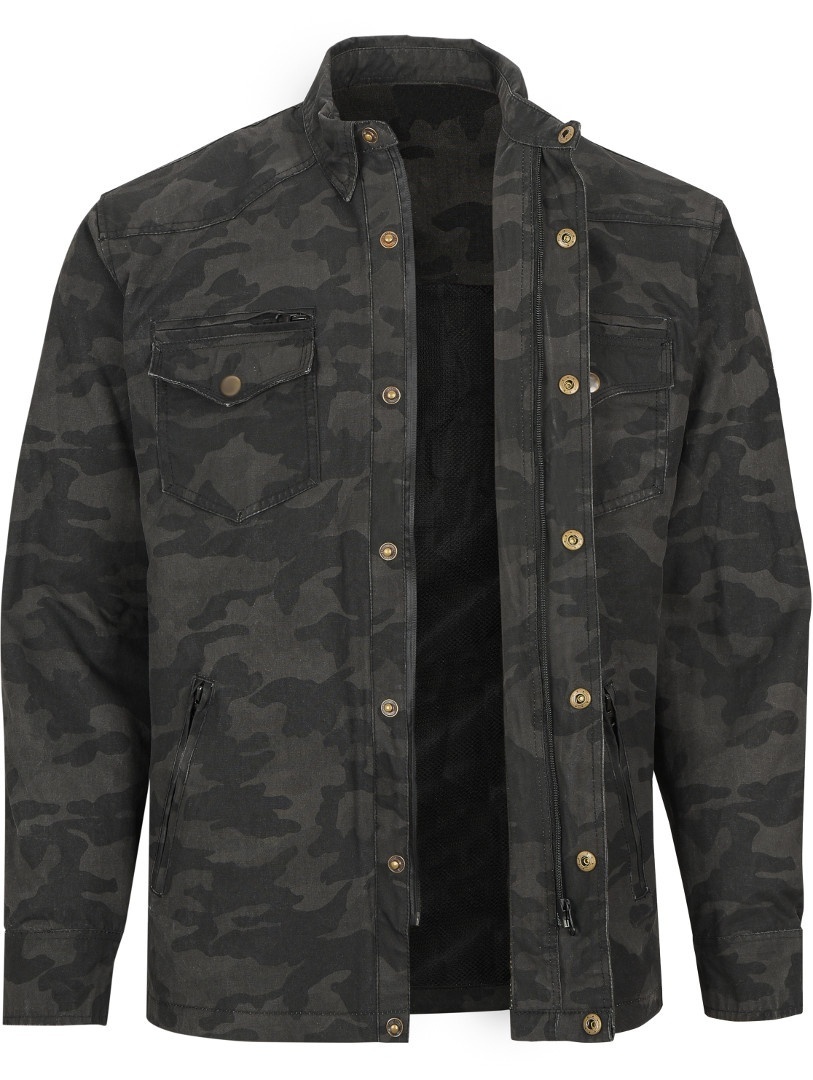 Bores Militaryjack Cămașă de motocicletă Camuflaj întunecat 3XL Figura 2