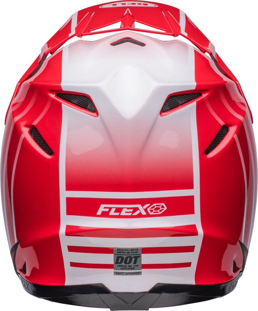 Bell Moto-9S Flex Sprint Casco Motocross rosso/nero M Figura 6