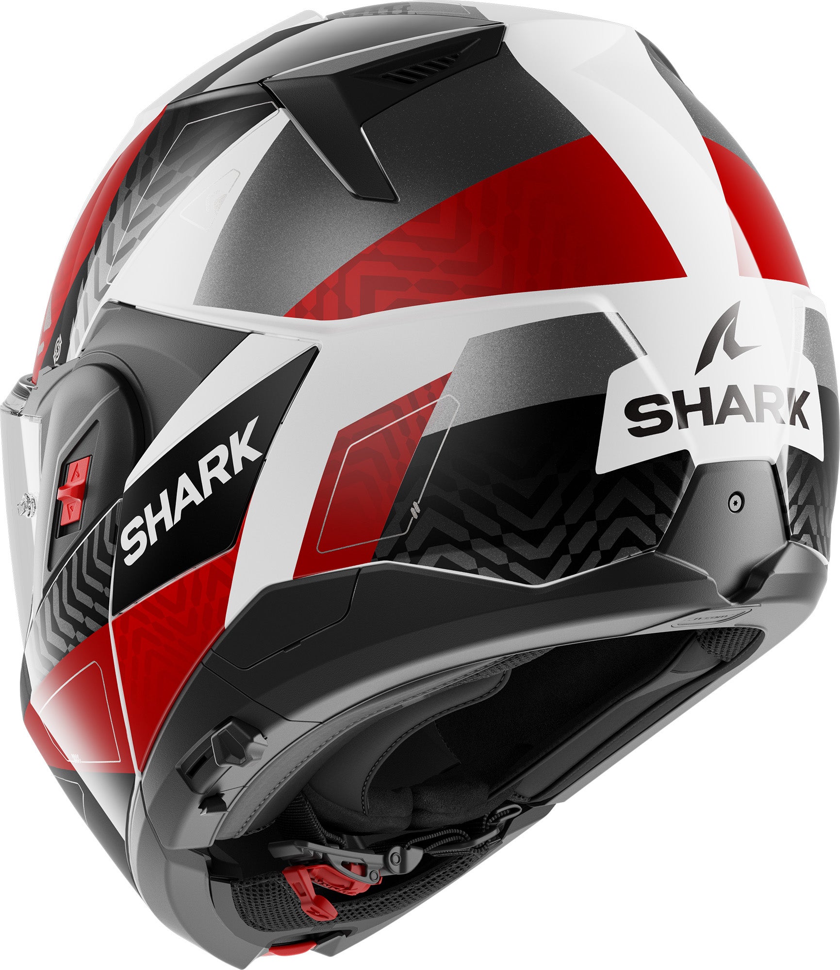 Shark Oxo Ready Capacete antracito/branco/vermelho L (59/60) Figura 2