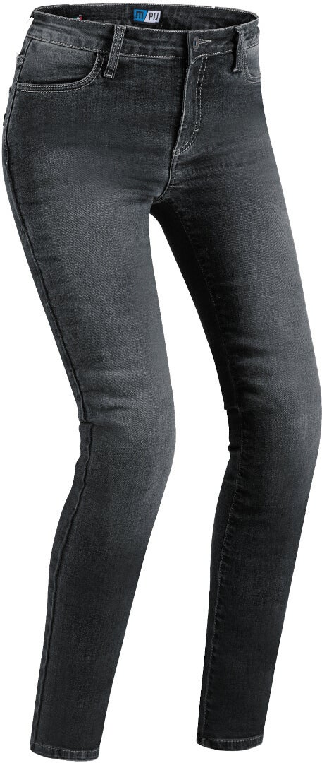 PMJ Skinny Dames motorfiets Jeans Zwarte was 32 Figuur 1