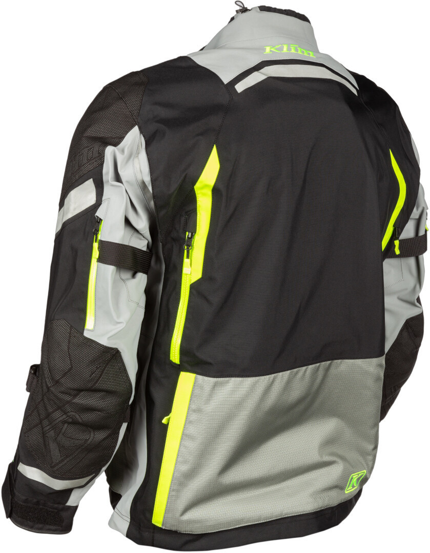 Klim Badlands Pro 2023 Motorcycle Textile Jacket black/grey/yellow Long L Figure 2