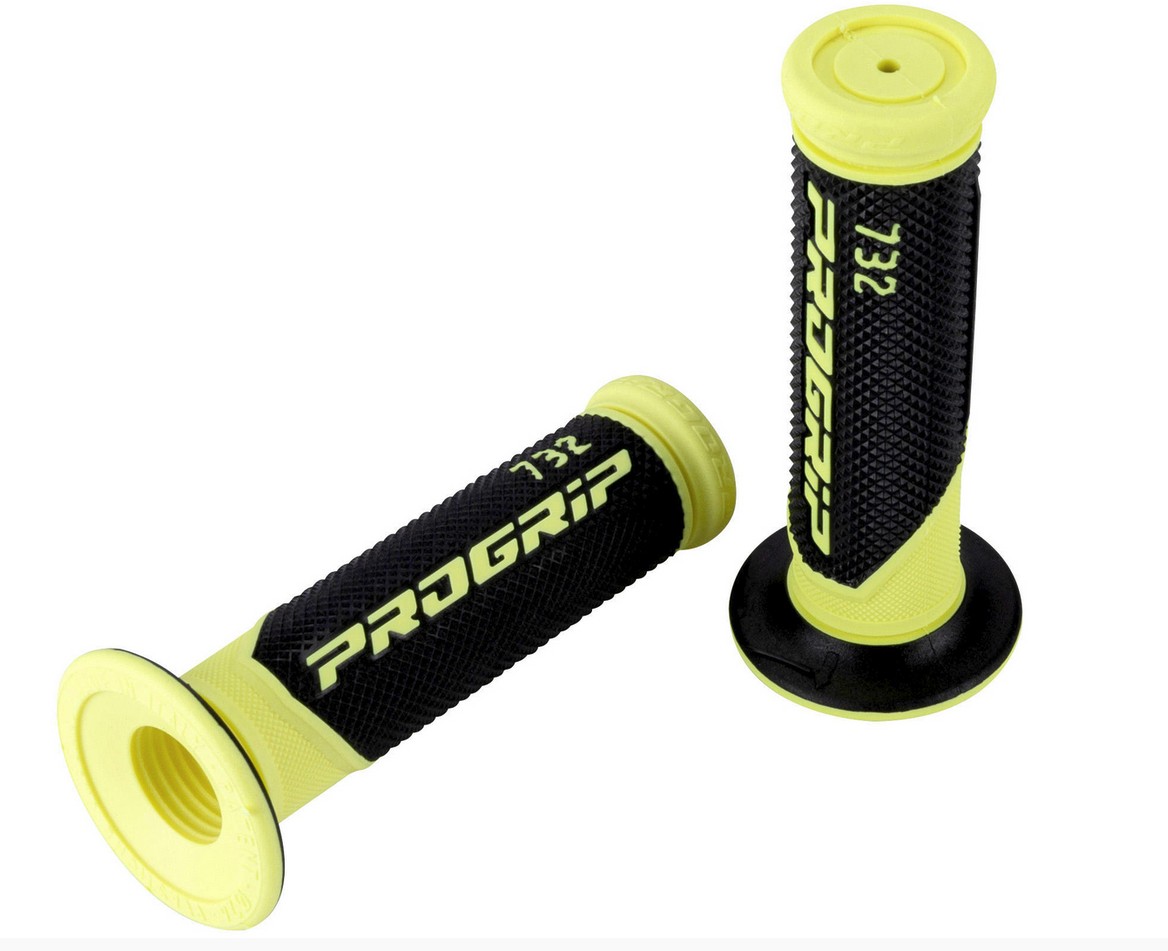 PROGRIP 732 Mânere de ghidon 7/8 inch închise galben/negru Figura 1