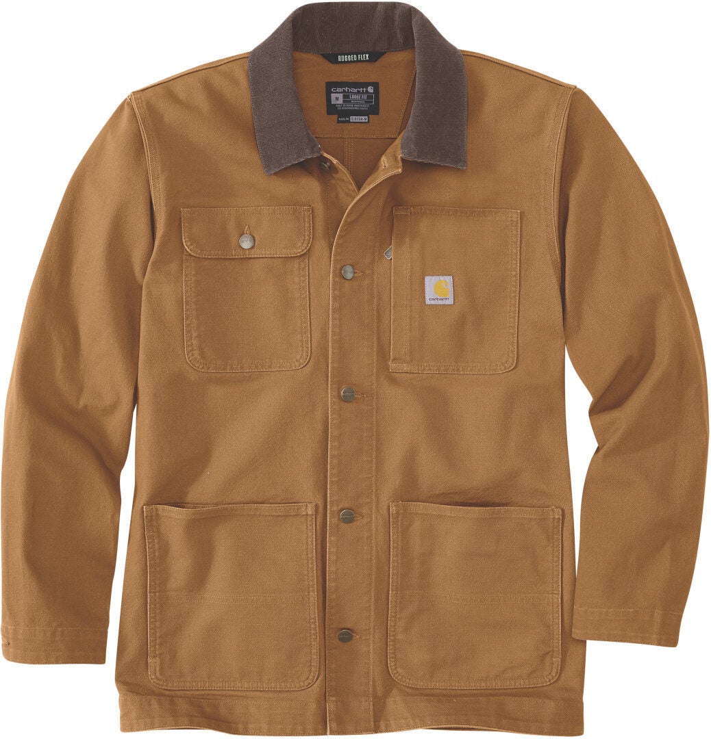 Carhartt Loose Fit Firm Duck Blanket-Lined Chore Casaco Artigo principal Figura 1