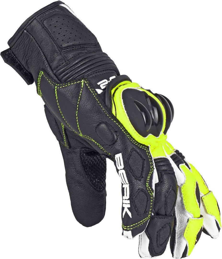 Berik Sprint Motorradhandschuhe schwarz/gelb S Abbildung 3
