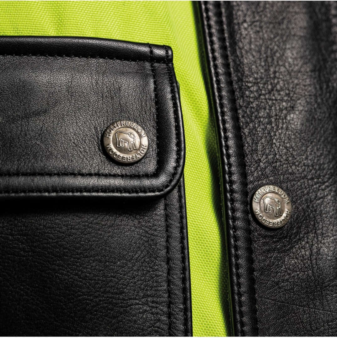 HolyFreedom Quattro Vision Motorcycle Leather/Textile Jacket M Figure 14