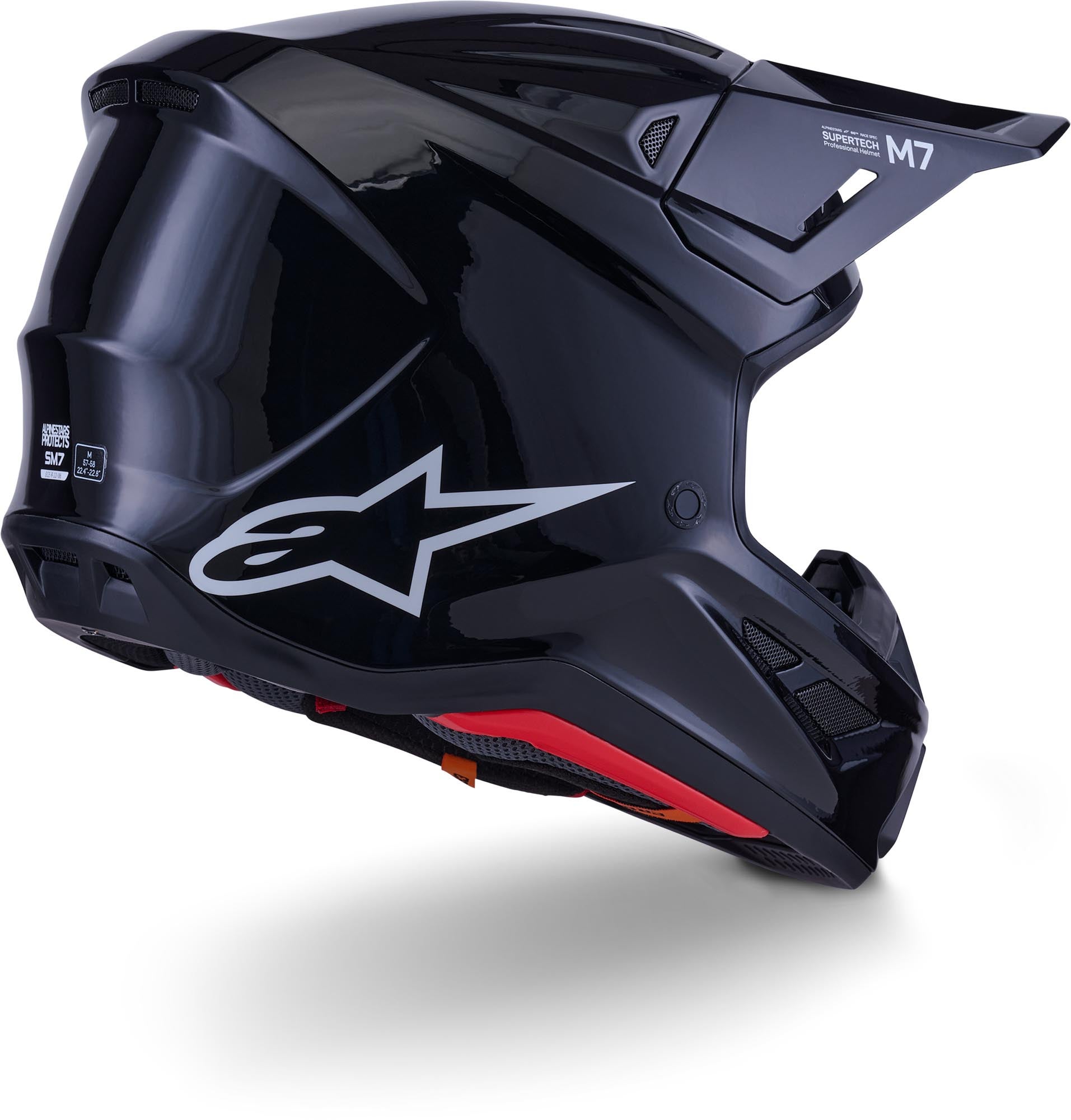 Alpinestars S-M7 Kask motocrossowy schwarz S (55/56) Rysunek 7