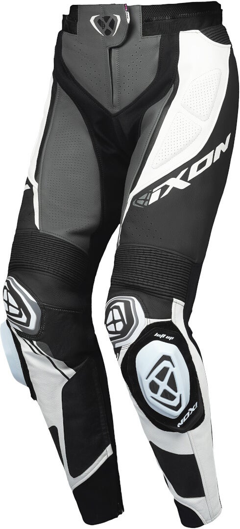 Ixon Vortex 3 Damen Motorrad Lederhose schwarz/grau/weiß L Abbildung 1