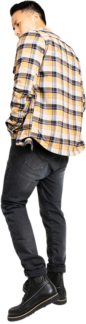 John Doe Dylan Mono Motorcykel Jeans Sort vask 38 L30 Figur 8