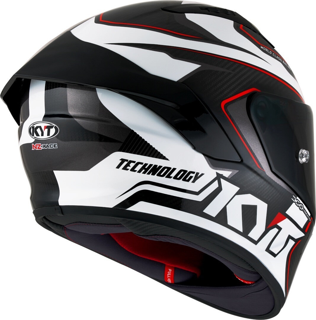 KYT NZ Race Carbon Competition Hjälm Vit XS (53/54) Figur 7