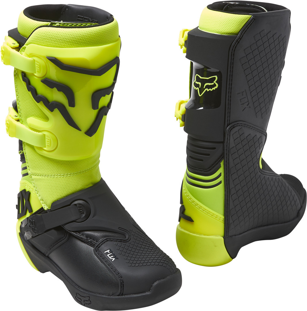 FOX Comp Stivali da motocross giovanile giallo/nero 2 Figura 1