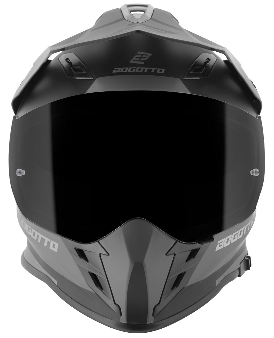 Bogotto V331 Pro Tour Casco Enduro nero/grigio L Figura 7