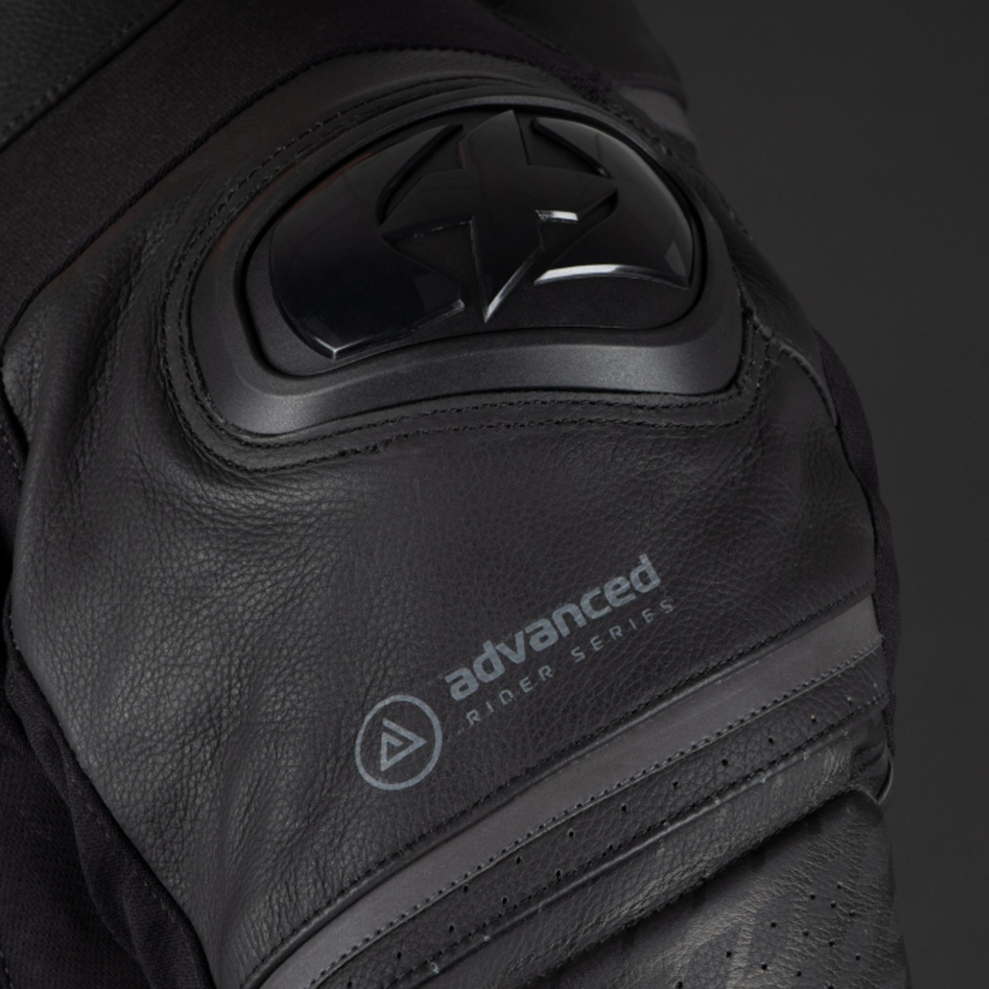 Oxford Nexus 1.0 Jaqueta de couro de motocicleta Furtividade Negra 46 Figura 8