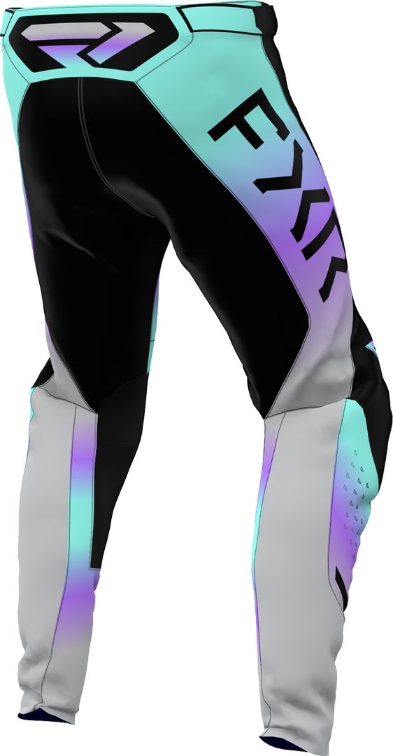 FXR Helium 2023 Motocross bukser sort/lilla 30 Figur 2