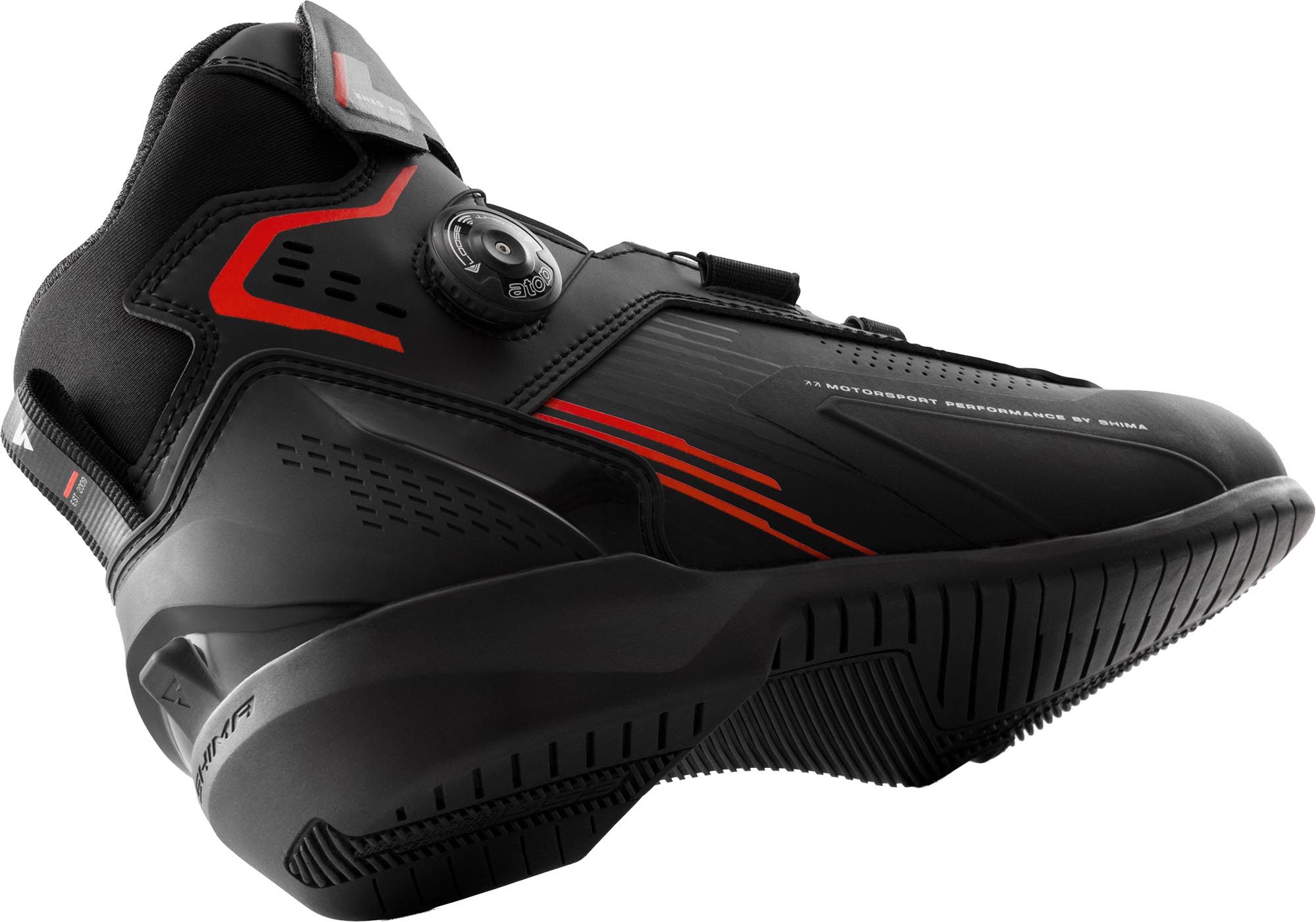 SHIMA Enzo Air Motorcycle Boots black/red 45 Figure 5