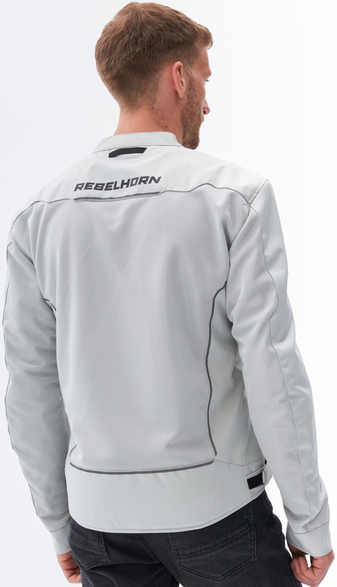 Rebelhorn Wave Motorcycle Textile Jacket grey 4XL Figure 4