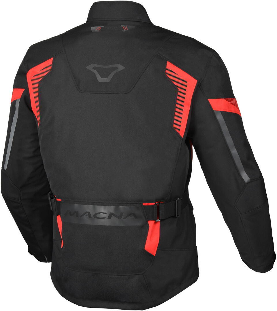 Macna Vaulture waterproof Motorcycle Textile Jacket black/red M Figure 2