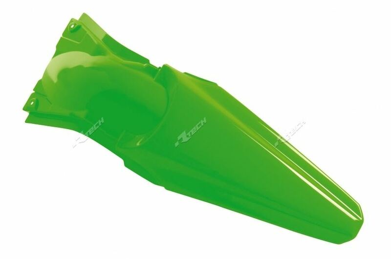 Race Tech Neongrön bakre stänkskärm USA Kawasaki KX-F Figur 1
