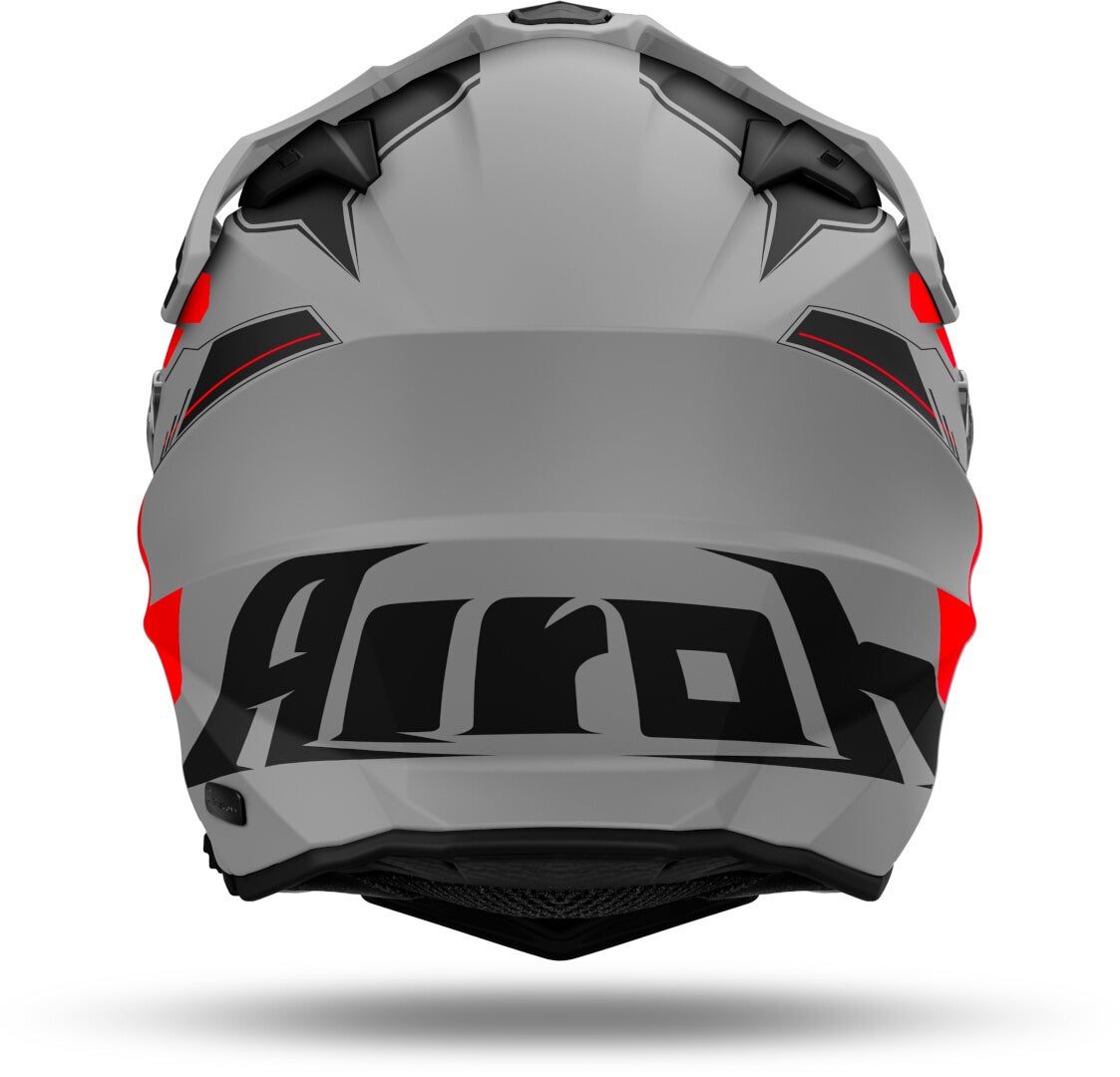 Airoh Commander 2 Reveal Motocross hjelm sort mat/grå/rød M (57/58) Figur 3