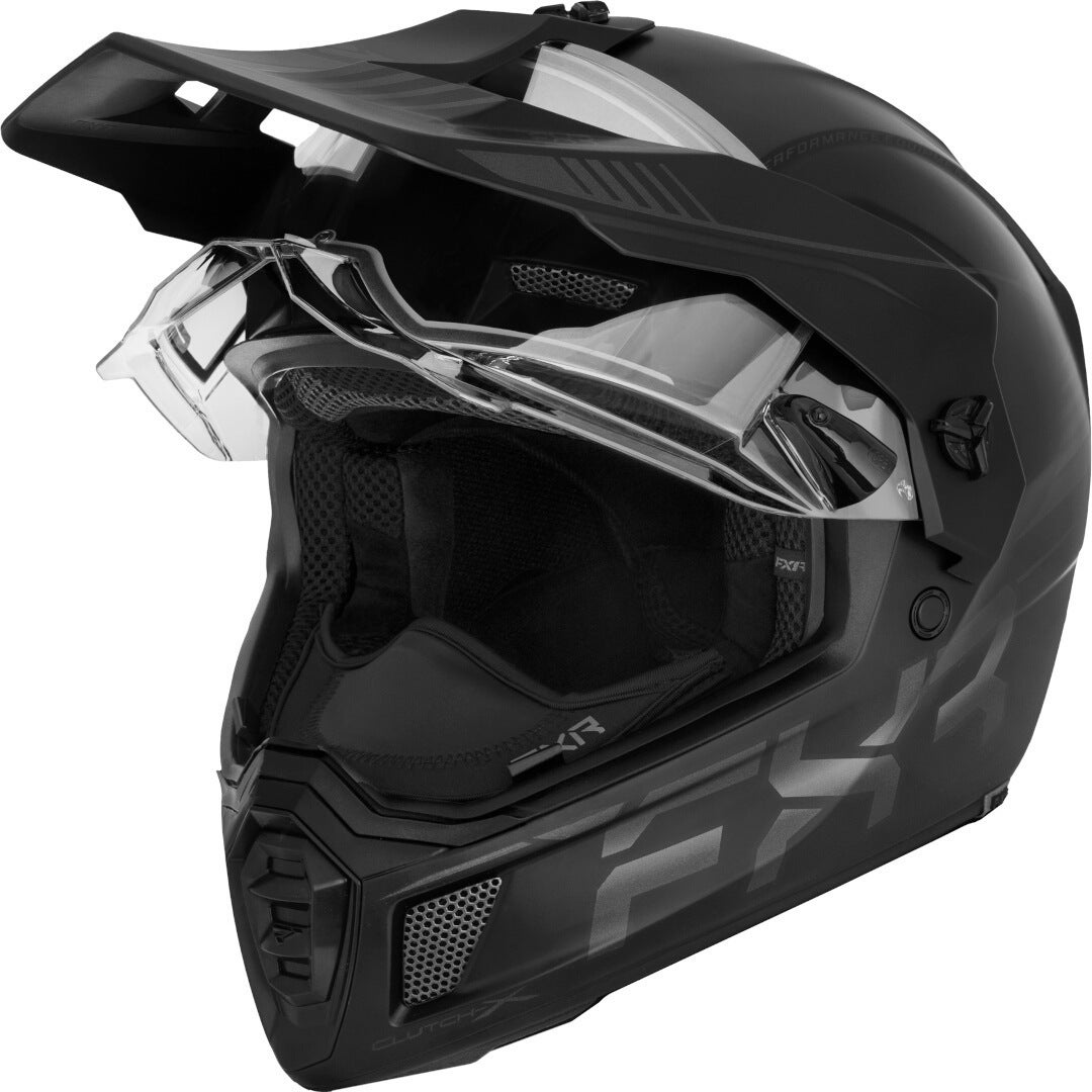 FXR Clutch X Pro Capacete de Snowmobile Black Matt S (55/56) Figura 3