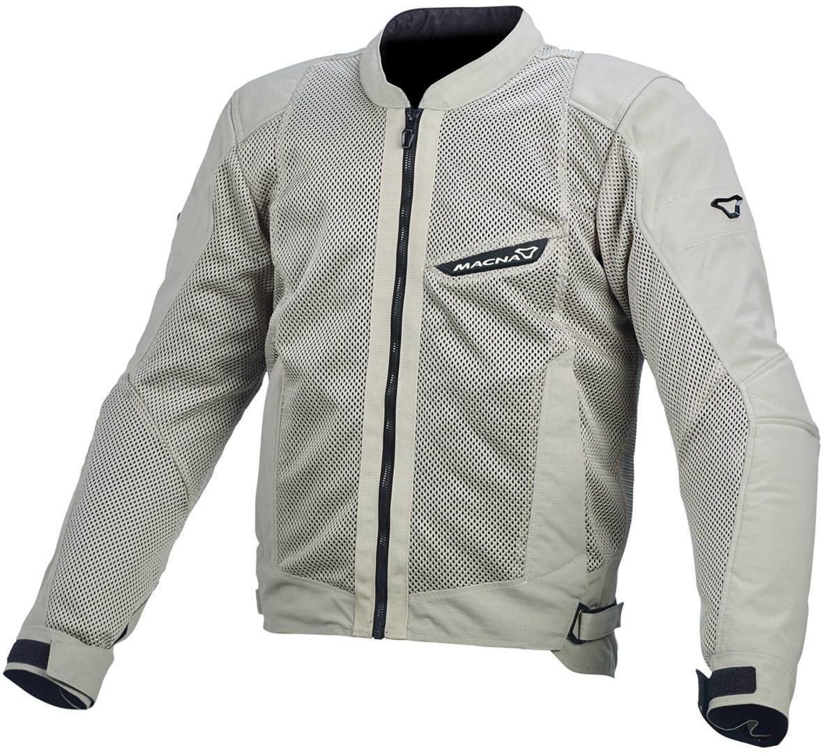Macna Velocity Motorcycle Textile Jacket light grey M Figure 1
