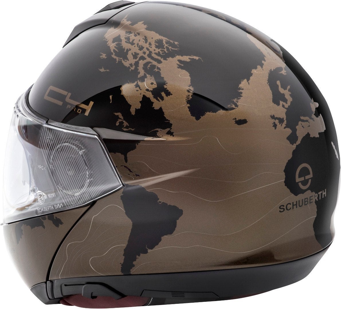 Schuberth C4 Pro Magnitudo Casco da donna marrone S (55) Figura 3